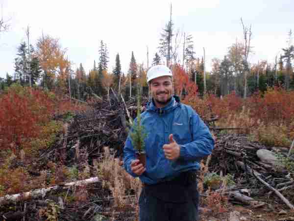 Plantation de 2000 arbres pour le mois de la terre