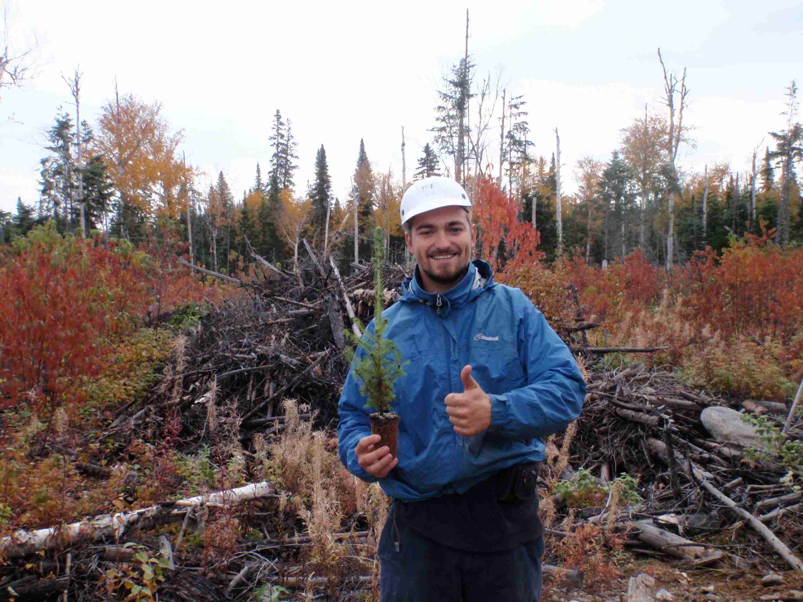 Plantation de 2000 arbres pour le mois de la terre