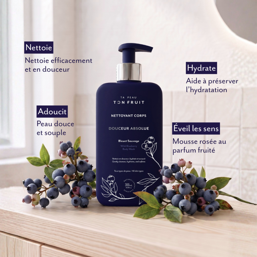 Bienfaits gel douche ta peau ton fruit