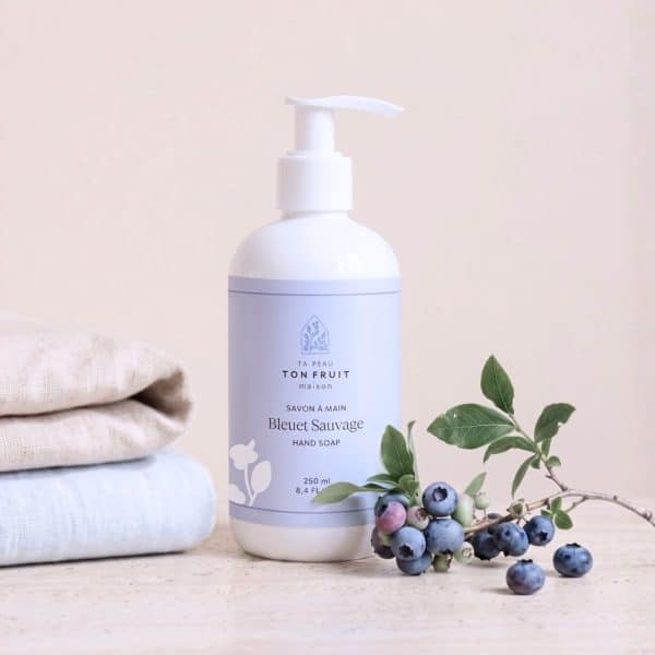 Savon à mains aux bleuets sauvage - Ta peau, ton fruit