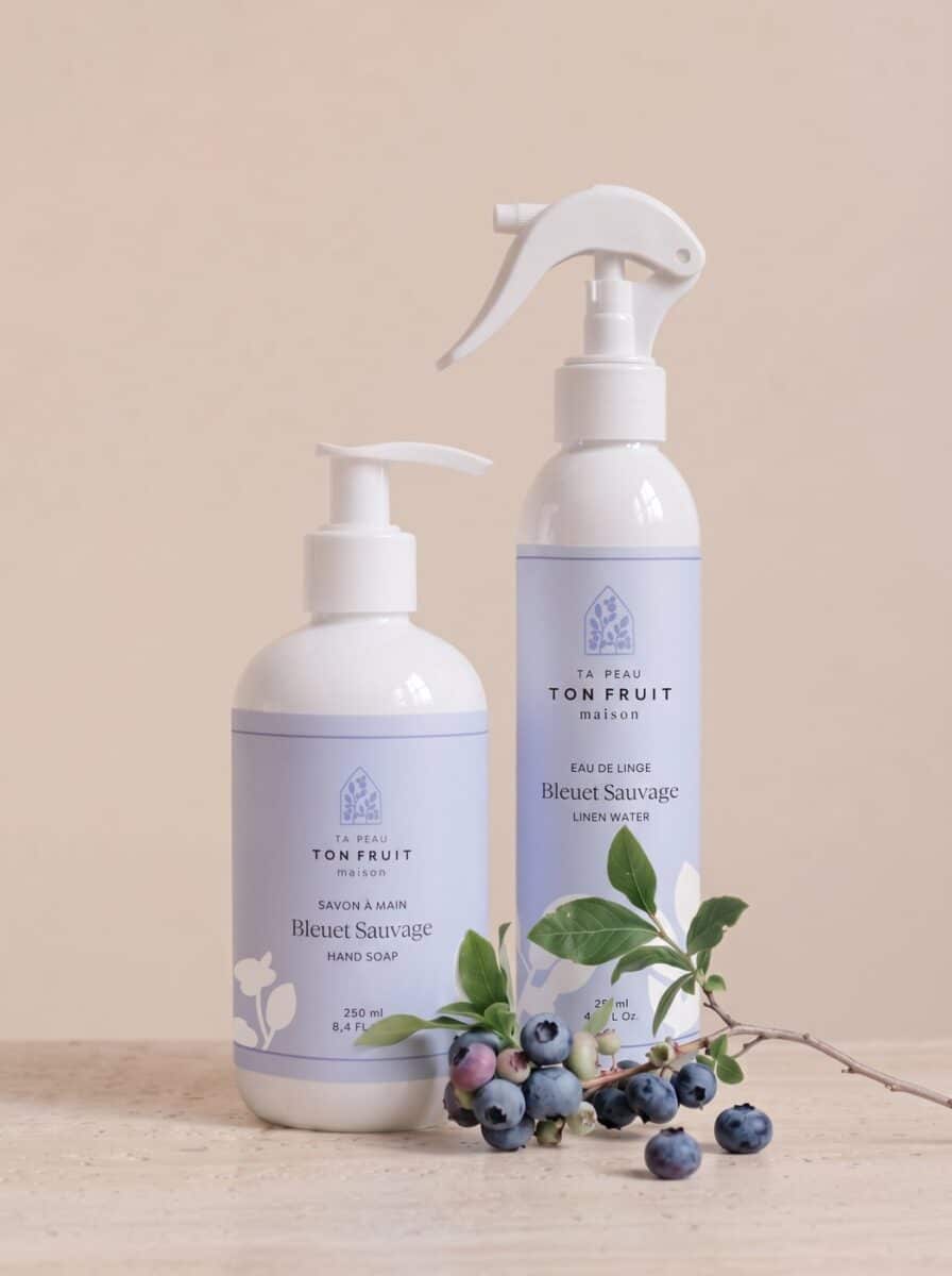 Eau de linge et savon à mains de la Collection Maison